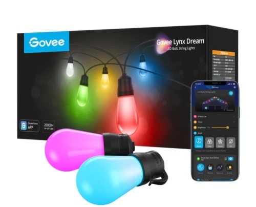 Govee Lynx Dream LED String Lights, Works, Appears New - Lot 64