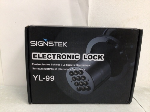 Signstek Digital Keyless Electronic Door Knob Lock - Lot 80