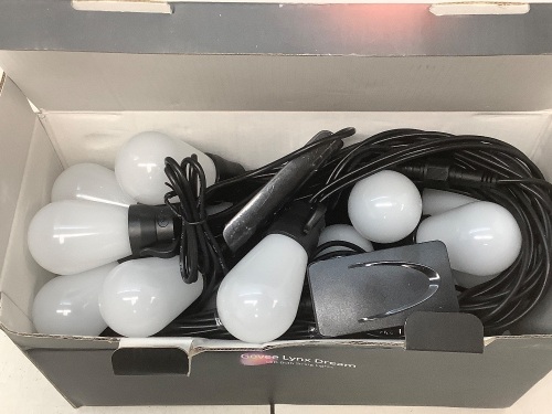 Govee, Lynx Dream LED Bulb String Lights, Model: H7021, Tested & Works, New - Lot 126