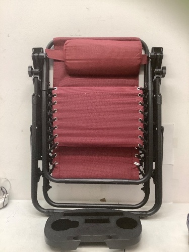 BCP, Lounge Chair, Burgundy, SKY3241, E-Commerce Return, Appears New - Lot 128