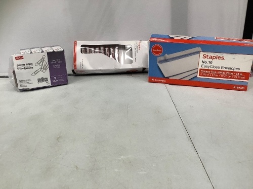 Staples, Office Supply  Bundle, Assorted, E-Commerce Return - Lot 140
