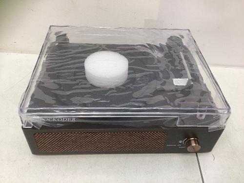 Wockoder Turntable Player, KD-2008, Crimson - Lot 167