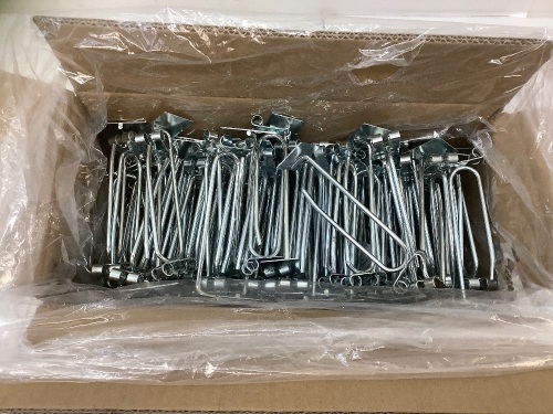 Box of 4" Snap Scan Peg Hooks, Appears New - Lot 199