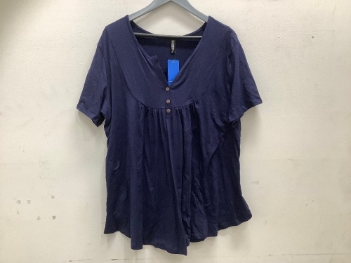 Womens Short Sleeve Shirt, 2X, Appears New - Lot 244