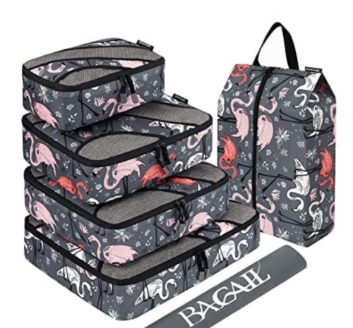BAGAIL 5 Set Packing Cubes, Appears new - Lot 245