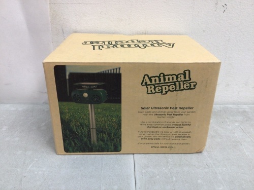 Solar Animal Repeller, Untested, E-Comm Return - Lot 270