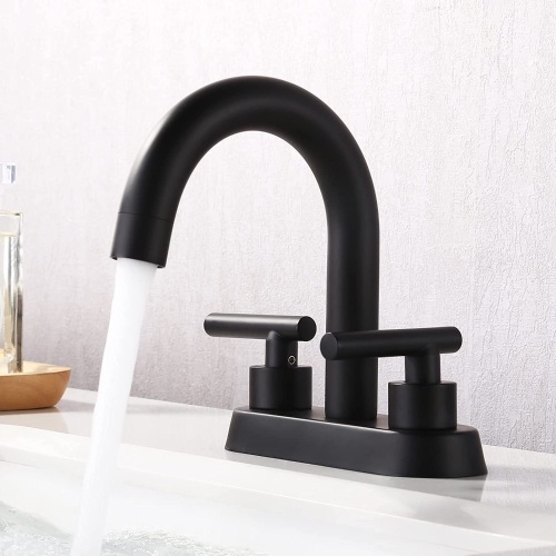 KES Matte Black Bathroom Faucet, Appears New - Lot 271