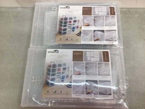 Plastic Shoe Boxes, New - Lot 272