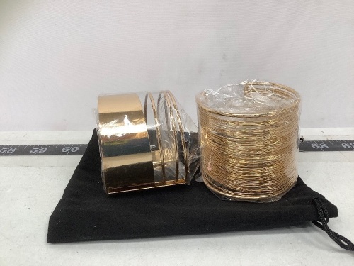 2 Pack Bracelet Bangles, Appears New - Lot 323