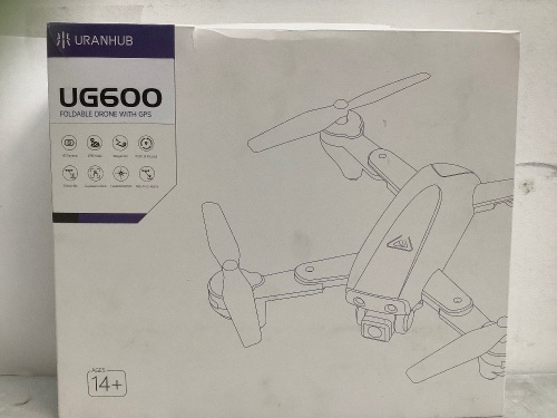 UG600 Foldable Drone, Powers Up, E-Comm Return - Lot 409