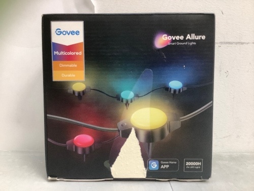 Govee Allure Smart Ground Lights, Works, Appears New - Lot 450