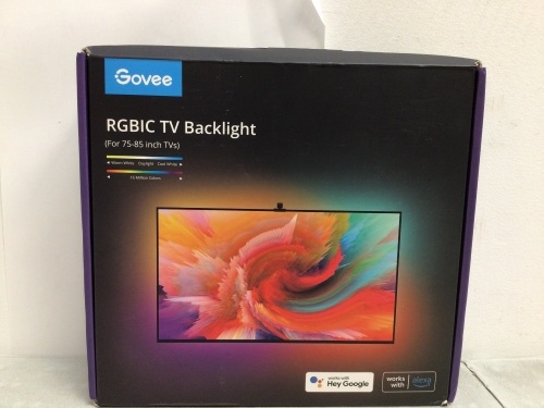 Govee RGBIC TV Backlight, Powers Up, Appears New - Lot 482