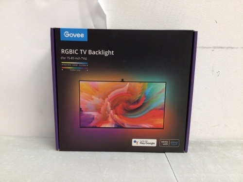 Govee RGBIC TV Backlight, Works, Appears New - Lot 483