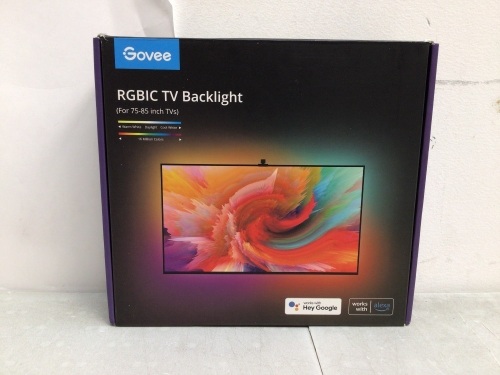 Govee RGBIC TV Backlight, Works, Appears New - Lot 521