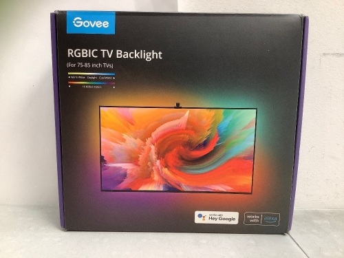 Govee RGBIC TV Backlight, Works, Appears New - Lot 523
