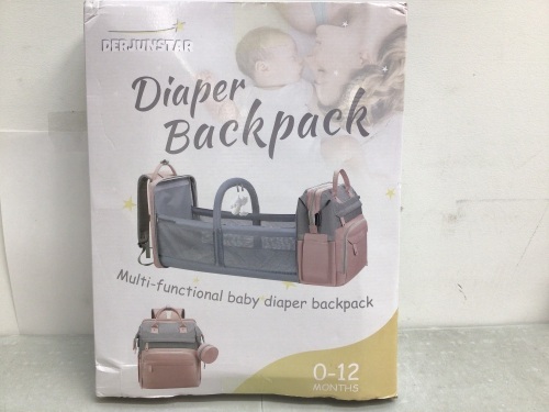 Multi-functional Diaper Backpack, New - Lot 562