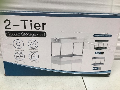 2-Tier Classic Storage Cart - Lot 586