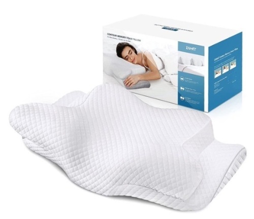 ZAMAT Contour Memory Foam Pillow, Appears new - Lot 508
