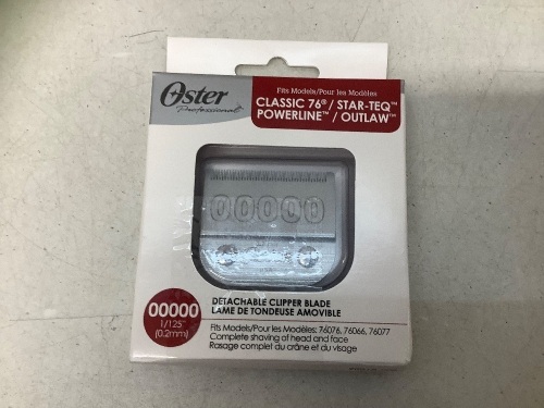 Oster 00000 Clipper Blade, Appears New - Lot 559