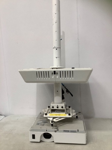 WXGA 3000 Lumens LCD Projector w/ Ceiling Mount - Lot 21