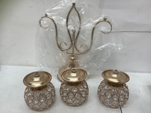 Triple Votive Holder, Appears New - Lot 242