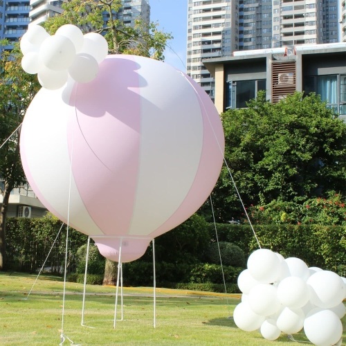 5ft Half Hot Air Balloon Party Decoration w/ Pump, Works, Appears New, Retail 149.00 - Lot 282