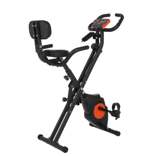Folding Upright Bike, X Bike Exericse Equipment, Black - Lot 80