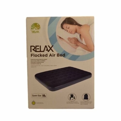 Relax Flocked Air Mattress - Lot 4170