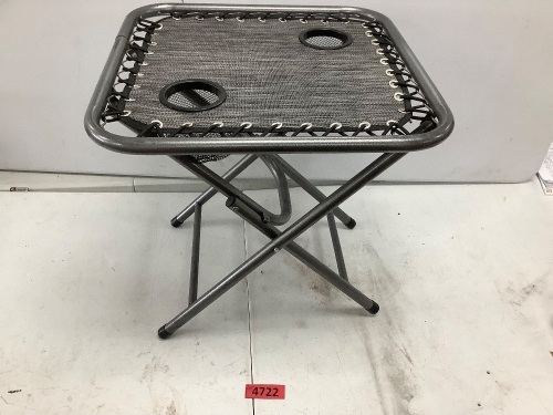 Foldable Black Camping Table - Lot 4722