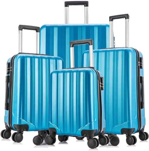 CAMORSA Luggage 4 Piece Set Suitcase Hardshell with Spinner Wheels - Lot 4731