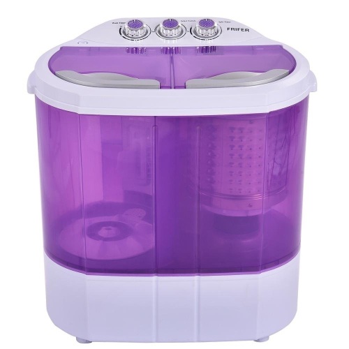 Portable Compact Wash Machine 10lbs Washer (5.5 Wash Capacity + 4.4 Spin Capacity) - Lot 4849