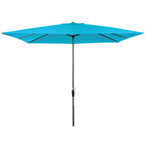 Rectangular Patio Umbrella w/ Easy Crank, UV-Resistant Fabric - Lot 4861