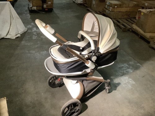Max Of Aulon Luxury 2-In-1 Baby Stroller with Bassinet - Needs Cleaned  - Lot 100