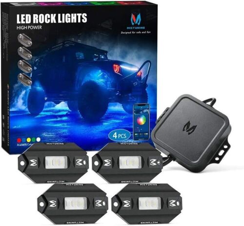 LED Rock Lights - Control with Smartphone - Lot 133