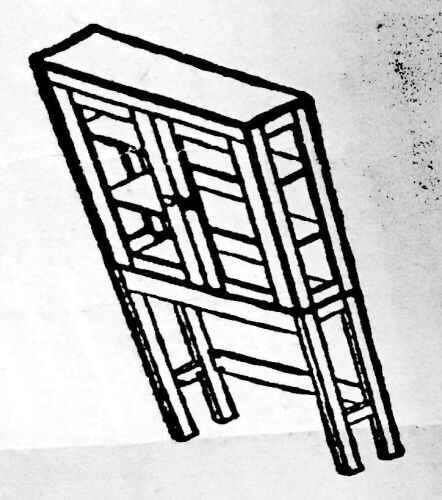 White Display Cabinet - Lot 139