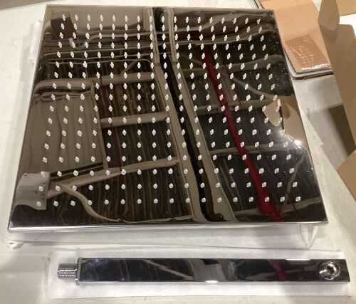 Large Waterfall Shower Head with (6) Body Sprayers - Lot 347