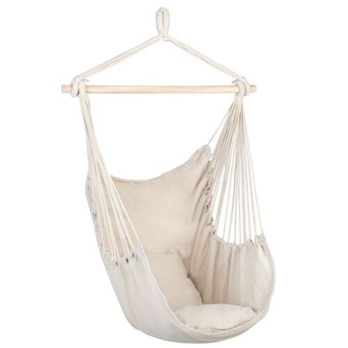 Hammock Porch Swing - Beige - Lot 532