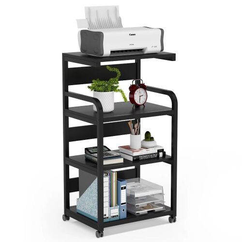 4-Shelf Mobile Printer Stand - Lot 621