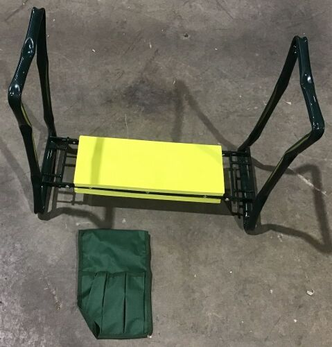 Gardening Kneeling Stand - Green - Lot 653