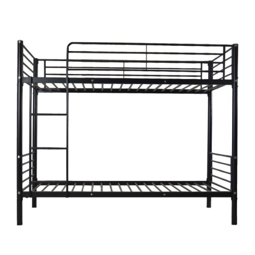 Twin-over-Twin Bunk Bed with Metal Frame and Ladder - Missing Hardware  - Lot 655