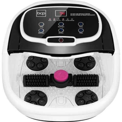 Automatic Heated Shiatsu Massage Foot Bath Spa w/ Pumice Stone  - Lot 686