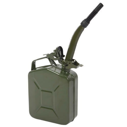 Lot of (4) Practical 5L 0.6mm Gasoline Jerry Can Steel Tank - Lot 737