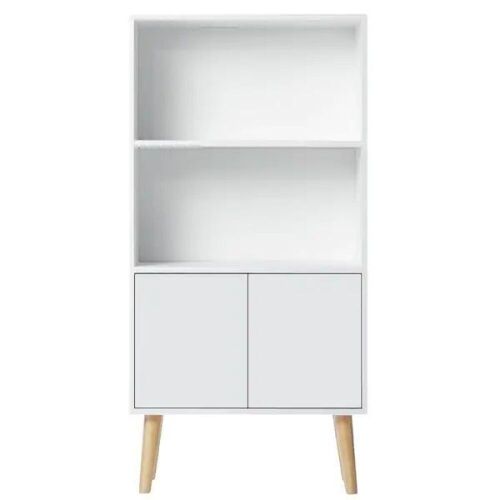 47.2" White Bookcase - Lot 858