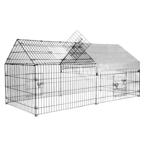 Metal Chicken Coop - Lot 1042