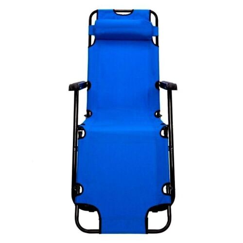 Zero Gravity Patio Chair - Blue - Lot 1183