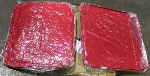 Patio Furniture Cushions - Red - Lot 1197
