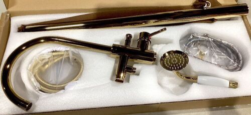Freestanding Tub Faucet - Gold - Lot 515