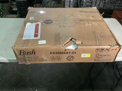 Partial Desk Assembly - Box 1 of 2 Only - Lot 486