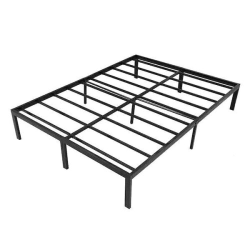 Black Metal Bed Frame - Queen Size - Lot 451
