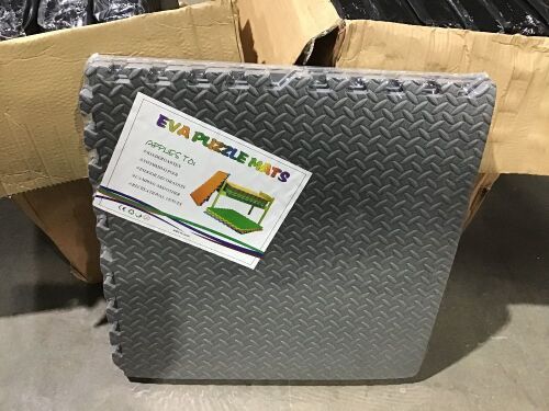 Lot of Eva Puzzle Mats - 264 sq. ft, 11 Cases - Lot 61